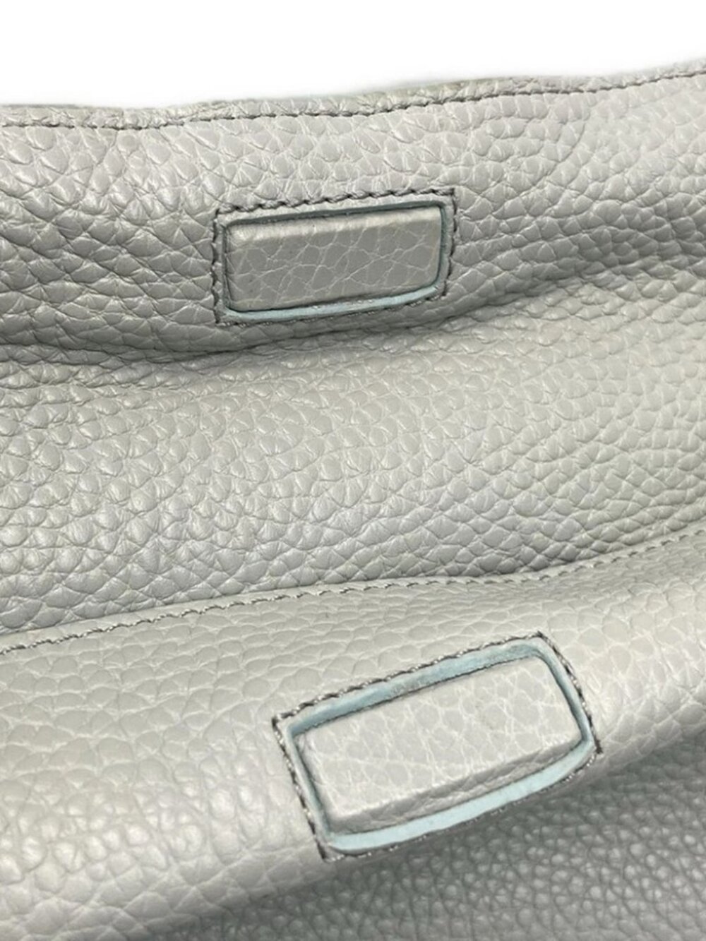 Burberry 3939070 Light Blue Leather Tote Bag - Picture 13 of 14